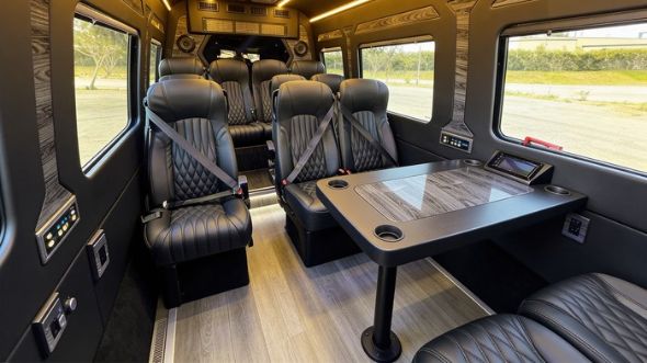 15 passenger sprinter van interior burbank