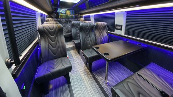 pasadena 18 passenger sprinter van interior