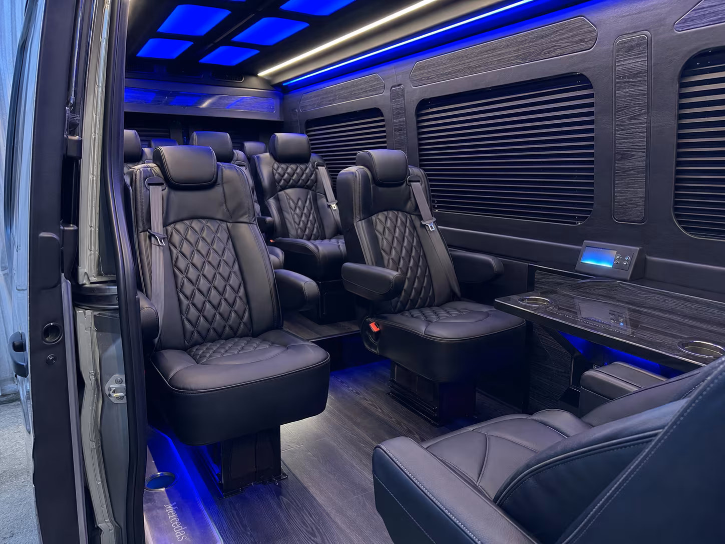 8 passenger sprinter van inside
