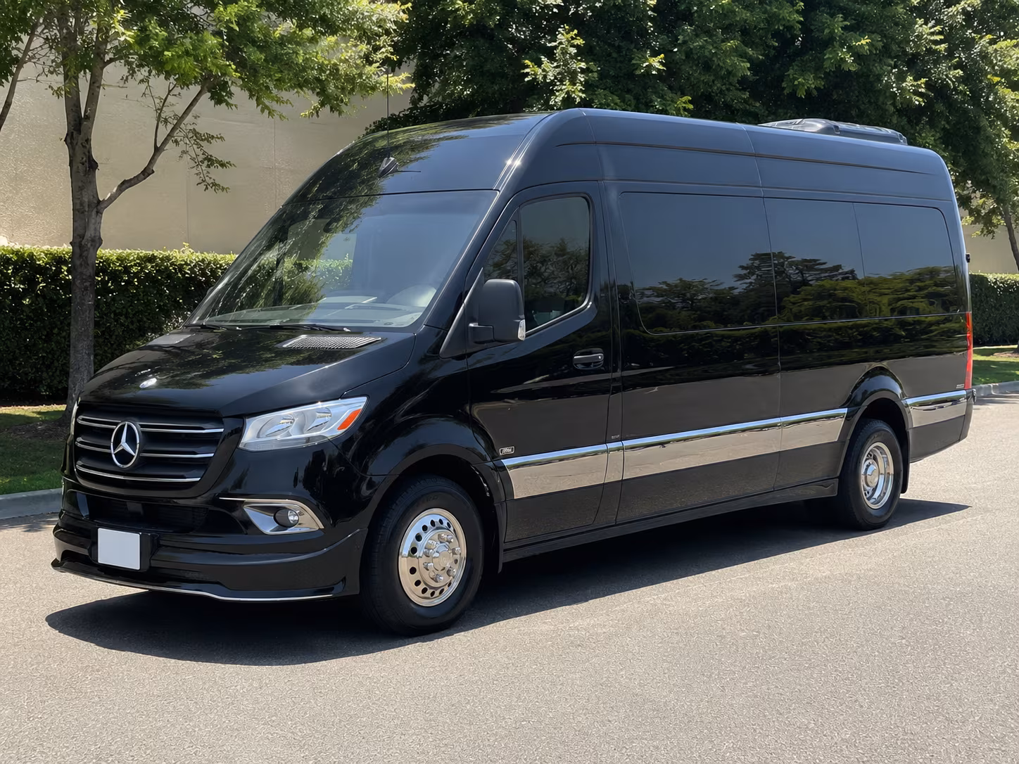 daily employee shuttle sprinter vans for recurring commuter routes in pasadena