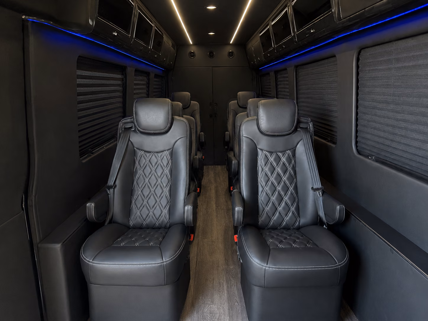 pasadena 12 passenger sprinter van inside