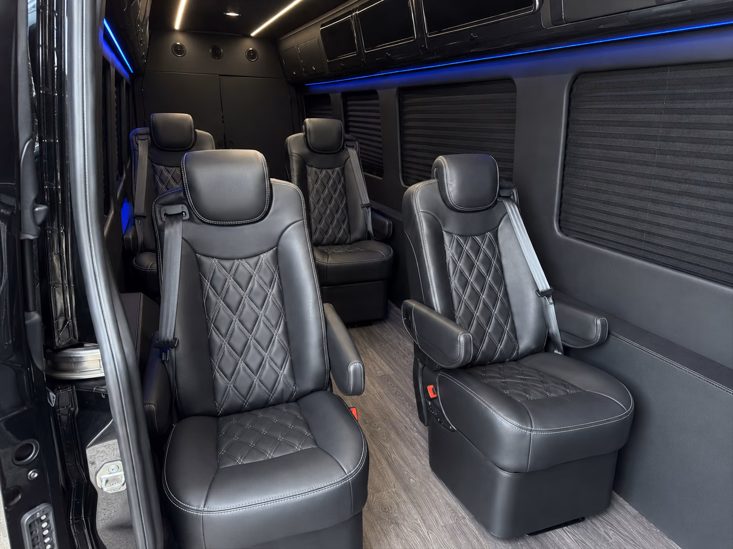 pasadena 15 passenger sprinter van inside