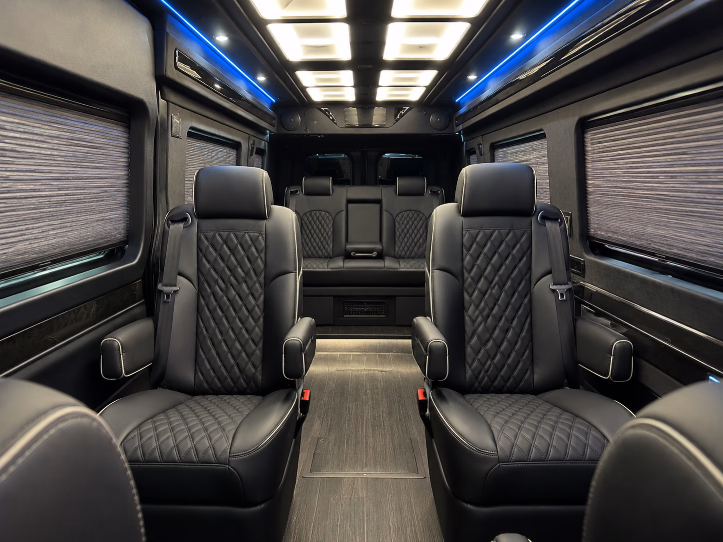 pasadena 18 passenger sprinter van inside