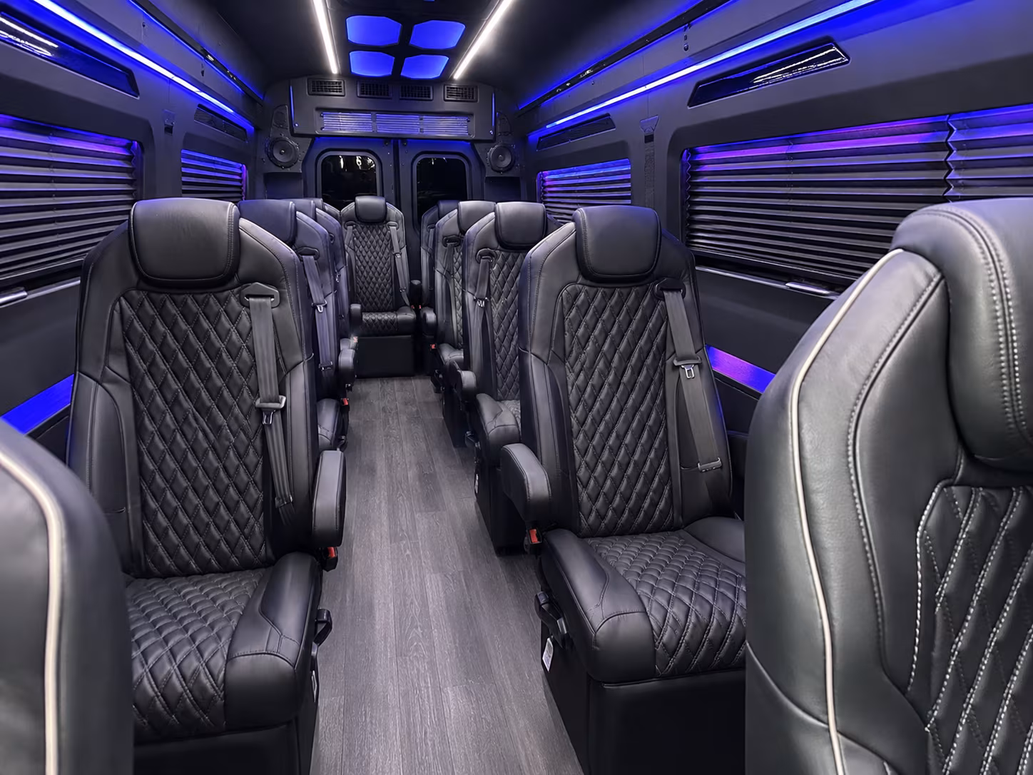 pasadena 18 passenger sprinter van interior