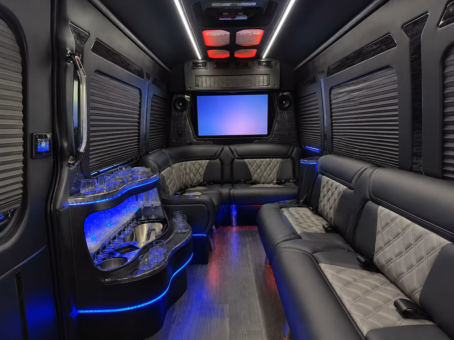 pasadena sprinter limousine inside