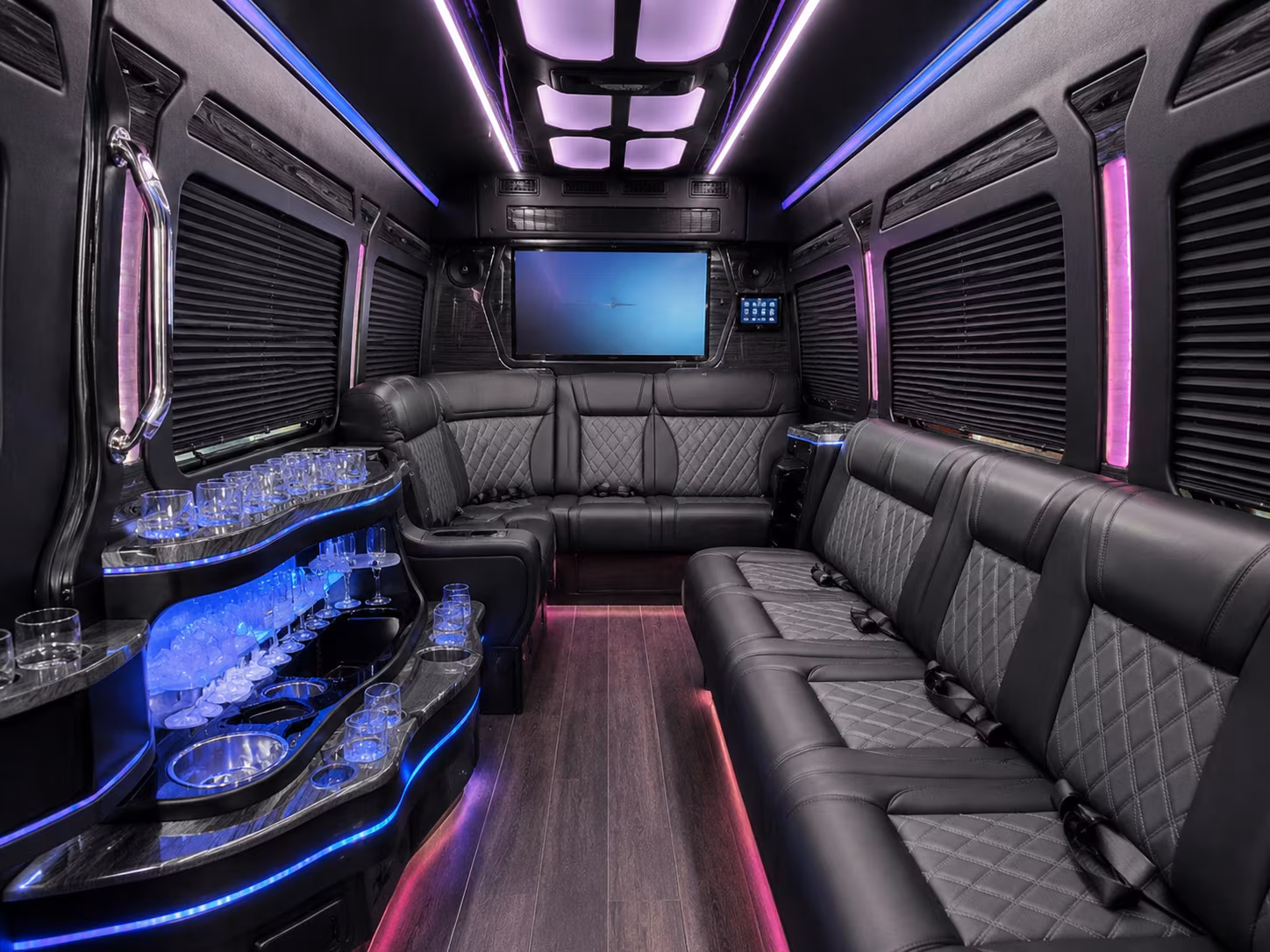 pasadena sprinter limousine interior